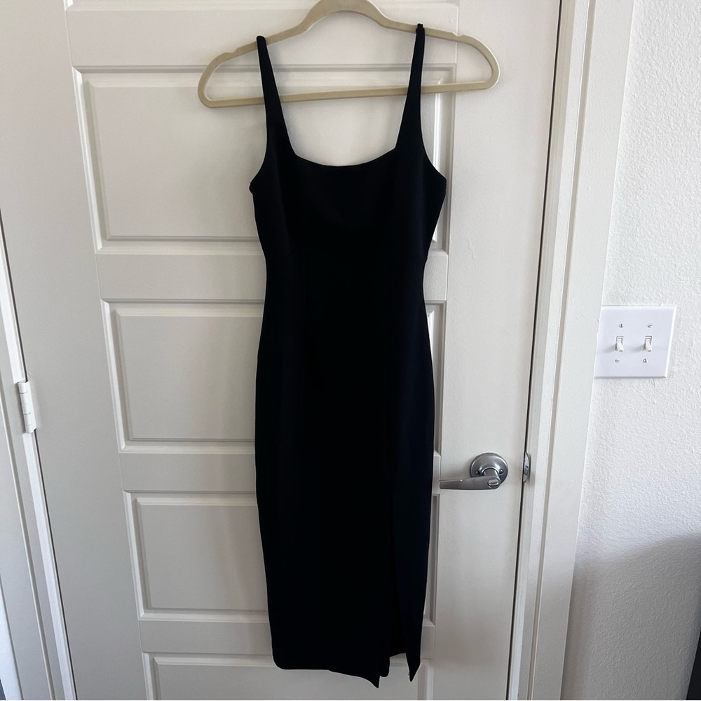 Princess Polly Black Midi Dress